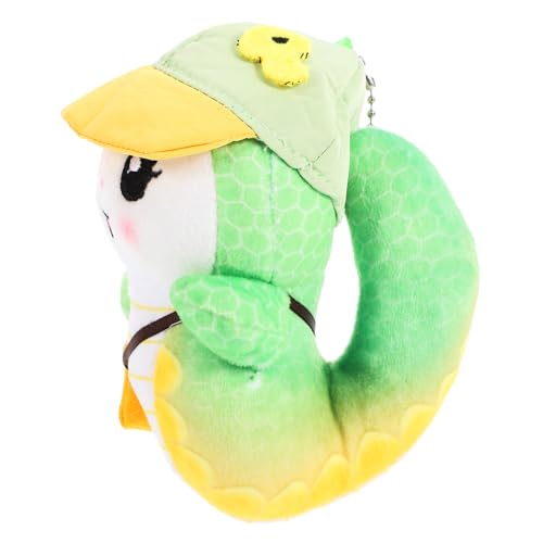 TOPBATHY Plüschpuppe „Jahr der Schlange“. gepäck -Quasten-Charme Schlangenstofftier Rucksack hängender Schlangenanhänger Ornament für Tasche PP Baumwolle Green TOPBATHY Plüschpuppe „Jahr der Schlange“. gepäck -Quasten-Charme Schlangenstofftier Rucksack hängender Schlangenanhänger Ornament für Tasche PP Baumwolle Green von TOPBATHY