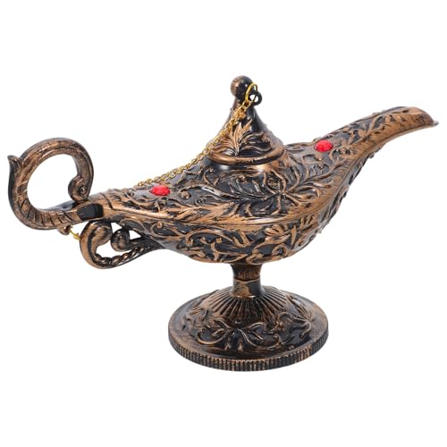 TOPBATHY Retro Arabische Lampe als Party Dekoration Mystische Tischfigur für Halloween Cosplay und Besondere Anlässe von TOPBATHY