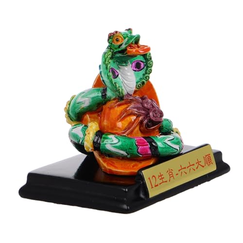 TOPBATHY Schlangenfigur aus Resin Farbige Tischdekoration für Jahr der Schlange für Frühlingsfeste und Neujahrspartys für Familie und Freunde Lifelike Snake Model für Festliche Anlässe von TOPBATHY