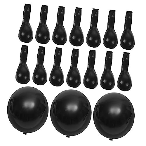 TOPBATHY Schwarze Latexballons Für Hochzeiten Geburtstagsfeiern Und Abschlussfeiern Dekorationsset Mit Bändern Glänzende Oberflächen Ideal Für TOPBATHY Schwarze Latexballons Für Hochzeiten Geburtstagsfeiern Und Abschlussfeiern Dekorationsset Mit Bändern Glänzende Oberflächen Ideal Für von TOPBATHY