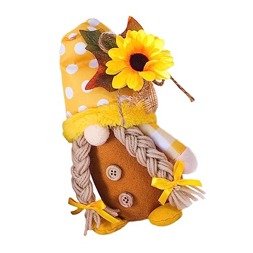 TOPBATHY Sonnenblumenpuppe wichtelpuppe sommerdeko Sommerliche Dekoration Tischdekoration Desktop-Ornament Sonnenblumenzwergdekor Festival-Puppenverzierung Sommerzwerg Baumwolle Orange TOPBATHY Sonnenblumenpuppe wichtelpuppe sommerdeko Sommerliche Dekoration Tischdekoration Desktop-Ornament Sonnenblumenzwergdekor Festival-Puppenverzierung Sommerzwerg Baumwolle Orange von TOPBATHY