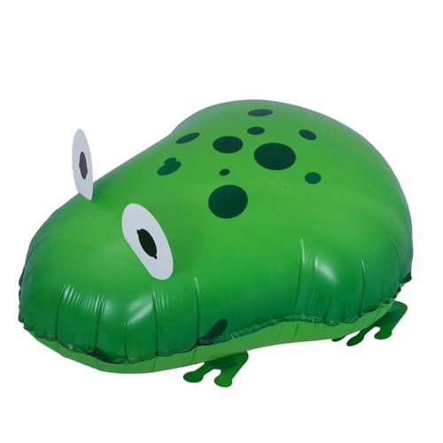 TOPBATHY Tier Party Ballons Dekorationen Tier Reptilien Ballons Frosch Laufballon Frosch Themen Party Dekorationen Folienballon von TOPBATHY