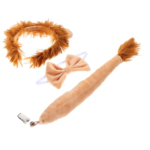 TOPBATHY Tierkostüm Stirnband mit Ohren Mähne Abnehmbarer Tierkostüm Zubehör für Halloween Karneval Motto Party Cosplay TOPBATHY Tierkostüm Stirnband mit Ohren Mähne Abnehmbarer Tierkostüm Zubehör für Halloween Karneval Motto Party Cosplay von TOPBATHY