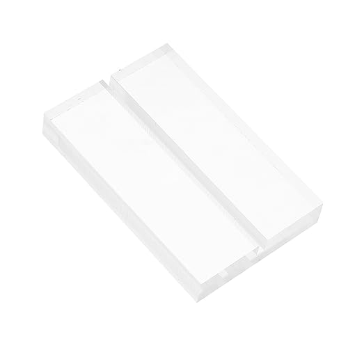 TOPBATHY Vertikale Halterung Sperrholz Fotoständer Löschen von Displayregal klarer geschlitzter Halter Party Hochzeitsschildhalter Name transparenter Stand Staffelei für Zeichen Acryl TOPBATHY Vertikale Halterung Sperrholz Fotoständer Löschen von Displayregal klarer geschlitzter Halter Party Hochzeitsschildhalter Name transparenter Stand Staffelei für Zeichen Acryl von TOPBATHY