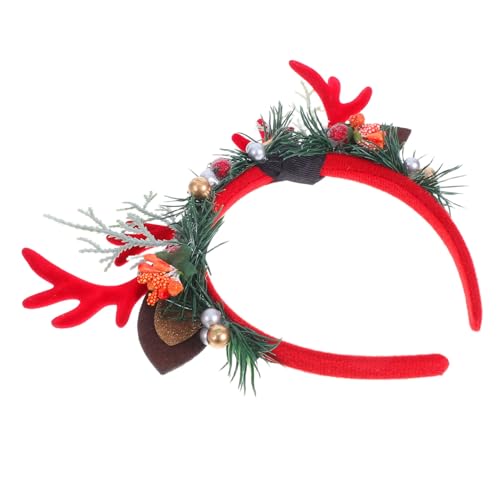 TOPBATHY Weihnachtlicher Hirschgeweih Haarreif aus Langlebigem Material Süßes Rentier Accessoire für Festliche Outfits Vielseitig Einsetzbar bei Weihnachtsfeiern und Festlichen Anlässen TOPBATHY Weihnachtlicher Hirschgeweih Haarreif aus Langlebigem Material Süßes Rentier Accessoire für Festliche Outfits Vielseitig Einsetzbar bei Weihnachtsfeiern und Festlichen Anlässen von TOPBATHY