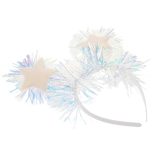 TOPBATHY Weihnachtlicher Stern-haarreif mit Glitzer-tinsel Flexibler Leichter Stern-haarband für Weihnachten und Silvester Wiederverwendbares Party-accessoire für Teens und Erwachsene TOPBATHY Weihnachtlicher Stern-haarreif mit Glitzer-tinsel Flexibler Leichter Stern-haarband für Weihnachten und Silvester Wiederverwendbares Party-accessoire für Teens und Erwachsene von TOPBATHY
