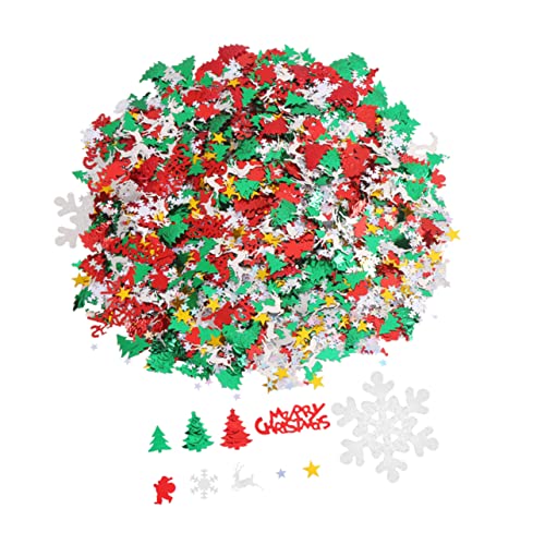 TOPBATHY Weihnachtskonfetti Designs Santa Schneemann Elch Kunststoff Deko Streu für Tischdekoration Partyfest Weihnachten TOPBATHY Weihnachtskonfetti Designs Santa Schneemann Elch Kunststoff Deko Streu für Tischdekoration Partyfest Weihnachten von TOPBATHY