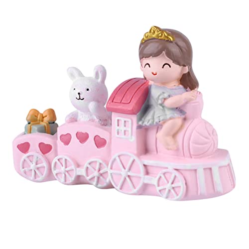 TOPBATHY Zuckerfreier Zug Kuchen Dekoration Kreativer Dessert Topper für Cupcakes und Feiern Umweltfreundliches Material für Stilvolle Anlässe Kindergeburtstage und Mottopartys Niedliches von TOPBATHY