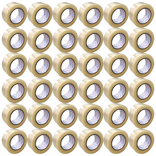 TOPBOND | Paketklebeband Transparente | 150m lang & 50mm breit | Geräuscharm | Ideal als Klebeband, Paketband, Verpackungsmaterial & Packband | 36 Rollen TOPBOND | Paketklebeband Transparente | 150m lang & 50mm breit | Geräuscharm | Ideal als Klebeband, Paketband, Verpackungsmaterial & Packband | 36 Rollen von TOPBOND