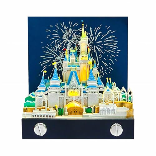 3D Kalender, 2025 3D Abreißblock Tischkalender Notizblock mit Licht 3D Memoblock Papier Schloss Kunst Kreative Papierskulptur Geschenk Tischdekoration 3D Kalender, 2025 3D Abreißblock Tischkalender Notizblock mit Licht 3D Memoblock Papier Schloss Kunst Kreative Papierskulptur Geschenk Tischdekoration von TOPCHANCES