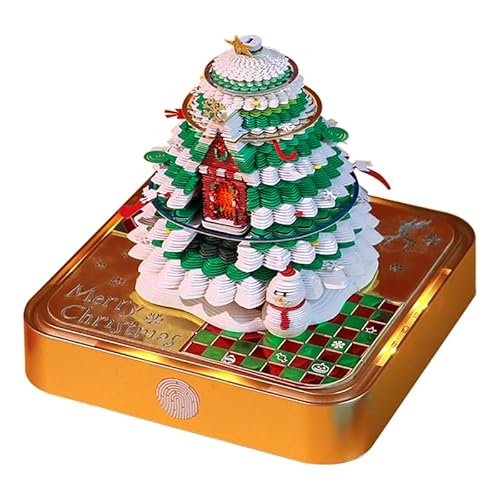 3D Kalender, 2026 3D Abreißblock Tischkalender Notizblock mit Licht 3D Memoblock Papier Schloss Kunst Kreative Papierskulptur Geschenk Tischdekoration von TOPCHANCES