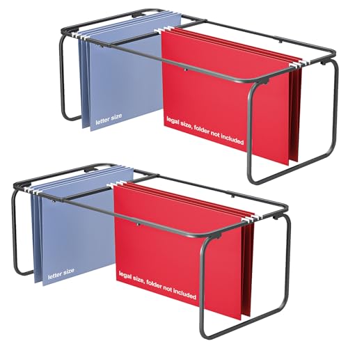 2 Sets verbesserter verstellbarer Hängeregistratur-Rahmen, rechtliche/Briefgröße, Länge verstellbar 40,6 bis 63,5 cm, robuste Stahl-Aktenschublade/Schrank-Organizer-Einsatz, Hängeregistraturhalter, 32 2 Sets verbesserter verstellbarer Hängeregistratur-Rahmen, rechtliche/Briefgröße, Länge verstellbar 40,6 bis 63,5 cm, robuste Stahl-Aktenschublade/Schrank-Organizer-Einsatz, Hängeregistraturhalter, 32 von TOPCJ