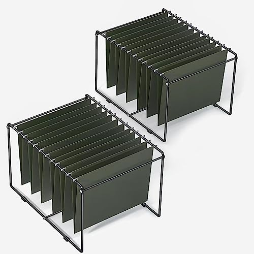 Hängeregistratur-Rahmen, Buchstaben-/Rechtsgröße, weniger als 24,1 cm hoch, Aktenschrankschiene/Schublade/Einsätze, Hängeregistraturhalter, Schreibtisch-Organizer für Zubehör, Aktenbox, Hängeregistratur-Rahmen, Buchstaben-/Rechtsgröße, weniger als 24,1 cm hoch, Aktenschrankschiene/Schublade/Einsätze, Hängeregistraturhalter, Schreibtisch-Organizer für Zubehör, Aktenbox, von TOPCJ
