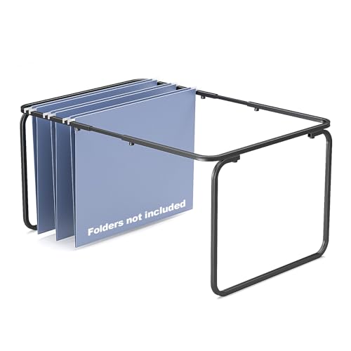 TOPCJ Hängerahmen, verstellbare Länge 40,6 bis 63,5 cm, robuster Stahl-Aktenschrank/Schubladeneinsatz, Hängemappenhalter für Schreibtisch, 32 cm B x 24 cm H, 1 Stück von TOPCJ