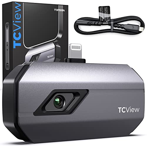 TOPDON TC002 Wärmebildkamera für iOS, 512x384 Superauflösung, 40mK Wärmeempfindlichkeit, -20℃ bis 550℃, 3 Wärmemessungen & 11 Farbpaletten, 256x192 IR-Auflösung Wärmebildkameras für iPhone & iPad TOPDON TC002 Wärmebildkamera für iOS, 512x384 Superauflösung, 40mK Wärmeempfindlichkeit, -20℃ bis 550℃, 3 Wärmemessungen & 11 Farbpaletten, 256x192 IR-Auflösung Wärmebildkameras für iPhone & iPad von TOPDON