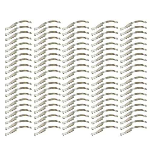 TOPFROP 100 Stück Fenster-Screen-Spann-Clips, Stahl, flache Feder-Eck-Clips, Fenster-Screen-Federklemmen-Set für Aluminiumkanäle TOPFROP 100 Stück Fenster-Screen-Spann-Clips, Stahl, flache Feder-Eck-Clips, Fenster-Screen-Federklemmen-Set für Aluminiumkanäle von TOPFROP