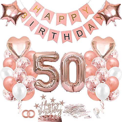 TOPHOPE Luftballon 50. Geburtstag Roségold Folienballon Luftballon Zahlen Geburtstagsdeko Mädchen 50 Jahr Riesen Folienballon Zahl 50 Ballon 50 Deko zum Geburtstag Roségold Happy Birthday TOPHOPE Luftballon 50. Geburtstag Roségold Folienballon Luftballon Zahlen Geburtstagsdeko Mädchen 50 Jahr Riesen Folienballon Zahl 50 Ballon 50 Deko zum Geburtstag Roségold Happy Birthday von TOPHOPE