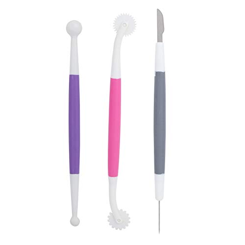 3 teile/satz Fondant Kuchen Dekorieren Tools, Icing Modellierungswerkzeug Fondant und Gum Paste Starter Werkzeuge Gebäck Backen Backformen 3 teile/satz Fondant Kuchen Dekorieren Tools, Icing Modellierungswerkzeug Fondant und Gum Paste Starter Werkzeuge Gebäck Backen Backformen von TOPINCN