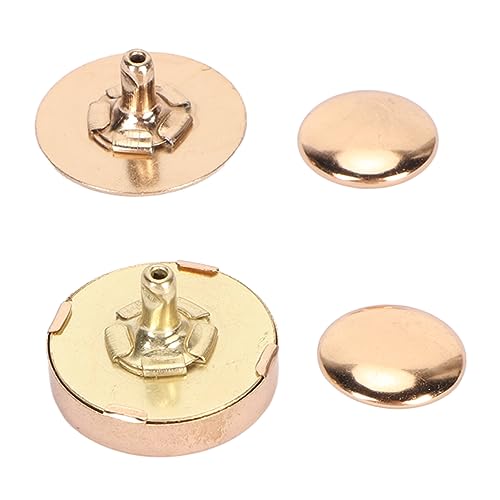 50 Sets Magnet Taste Clasp Schnappschüsse, Hohe Härtelegungs Legierungsbeutel Accessoires für Punk Kleidung, Schuhe, Taschen (GOLD) von TOPINCN