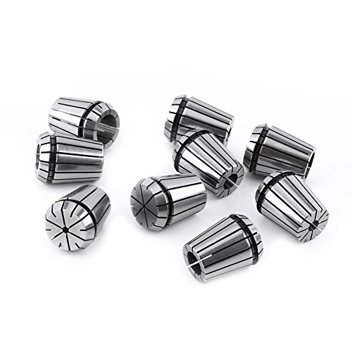 9pcs Spannzangen Set ER32 Spannzange Spannfutter für CNC Graviermaschine und Fräsdrehbank Werkzeug 2-20mm (Enthalten keine 14mm) 9pcs Spannzangen Set ER32 Spannzange Spannfutter für CNC Graviermaschine und Fräsdrehbank Werkzeug 2-20mm (Enthalten keine 14mm) von TOPINCN