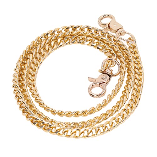 Aluminium-Taschenkette, 8 Stück 1 M Lange Goldene Gliederkette für DIY-Herstellung von Halsketten, Schmuckzubehör, Schmuckherstellung, Ketten, Schmuckzubehör Aluminium-Taschenkette, 8 Stück 1 M Lange Goldene Gliederkette für DIY-Herstellung von Halsketten, Schmuckzubehör, Schmuckherstellung, Ketten, Schmuckzubehör von TOPINCN