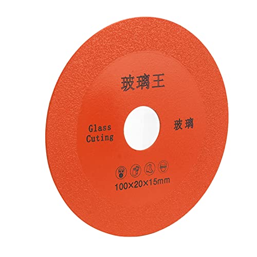 Diamantglas -Schneidscheibe Effizienter Carbidsägen Blatt für Keramikfliesenschleife, Zum Schneiden von Glas, 4 Zoll Dünn (ORANGE) von TOPINCN