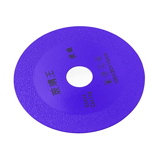 Diamantglas -Schneidscheibe Effizienter Carbidsägen Blatt für Keramikfliesenschleife, Zum Schneiden von Glas, 4 Zoll Dünn (PURPLE) von TOPINCN