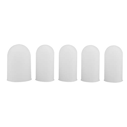 Fingerschutz aus Lebensmittelechtem Silikon, 5 Stück, Schützt vor Verbrennungen und Ausrutschen, Zum Kochen, Backen, Grillen, Erhitzen von TOPINCN
