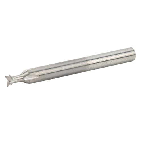 Härtelegungslegierung Schwalbenschneider 4 Flöten Schnell Bohrmahlen für Metallfräsen (5 X 45° X 50L) von TOPINCN