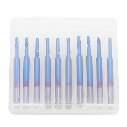 Spiralfräsenschneider Wolfram Stahlblau -Plattierung CNC -Werkzeuge Zum Gravieren von Bohrungen Schneiden Hartholz Acryl PCB 10pcs Spiralfräsenschneider Wolfram Stahlblau -Plattierung CNC -Werkzeuge Zum Gravieren von Bohrungen Schneiden Hartholz Acryl PCB 10pcs von TOPINCN