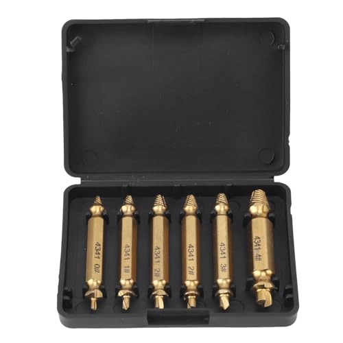Stripped Shrover Remover Haltbar Gebrochene Schraubenextraktionssatz, Hohe Härteschraubenentfernungswerkzeuge für Schnelle Verwendung, Handy Muttern Bolzen Bohrbit Set für Hausreparaturen Stripped Shrover Remover Haltbar Gebrochene Schraubenextraktionssatz, Hohe Härteschraubenentfernungswerkzeuge für Schnelle Verwendung, Handy Muttern Bolzen Bohrbit Set für Hausreparaturen von TOPINCN