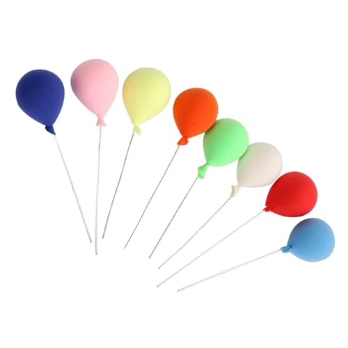TOPINCN 1:12 Set von Luftballons von Dekorativen Luftballons Handgefertigt 8 in Harz für Zubehör für das Puppenhaus TOPINCN 1:12 Set von Luftballons von Dekorativen Luftballons Handgefertigt 8 in Harz für Zubehör für das Puppenhaus von TOPINCN