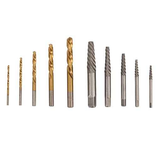TOPINCN 10 Stcs Schraubbohrer Extraktor für Gebrochene Schrauben und Eliminierung der Hausreparatur TOPINCN 10 Stcs Schraubbohrer Extraktor für Gebrochene Schrauben und Eliminierung der Hausreparatur von TOPINCN