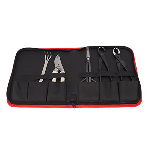 TOPINCN 5 teiliges Bonsai Werkzeug Set mit Koffer, Kohlenstoffstahl Bonsai Schere Rechen AST Hochleistungsschneider Astschere Zange Gartengeräte TOPINCN 5 teiliges Bonsai Werkzeug Set mit Koffer, Kohlenstoffstahl Bonsai Schere Rechen AST Hochleistungsschneider Astschere Zange Gartengeräte von TOPINCN