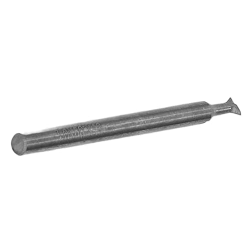 TOPINCN Carbid 2 Schwalbenschwanzflöte -Endmühlen -Werkzeug Effiziente Schnittmetallschneidung (3 x 60 Grad x 40 l) von TOPINCN
