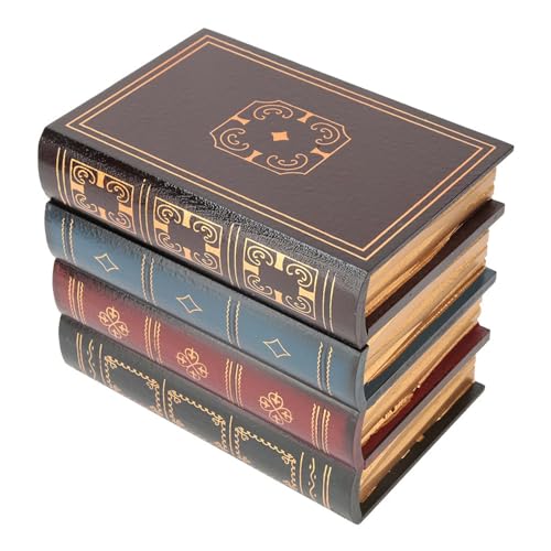 TOPINCN Dekorative gefälschte Buchbox, Vintage gefälschte Buchbox, künstlerische Atmosphäre für Regaldekoration, Büro, Geschäft, Geschäft, Fotografie, Schieß-Requisiten(B-Trompete) von TOPINCN
