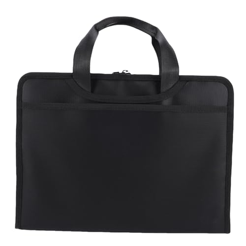 TOPINCN Fireproof Accordion -Dateibeutel, Großer Speichertasche Ordner Tragbarer Datei Ordner Organizer für Dokumente Laptop Organizer von TOPINCN