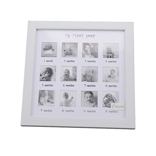 TOPINCN Fotorahmen für das Erste Jahr des Babys, 12-Monats-Bilderrahmen Fotorahmen für das Erste Jahr des Babys für Baby-Wachstumsaufzeichnungen, Babyparty-Geschenke TOPINCN Fotorahmen für das Erste Jahr des Babys, 12-Monats-Bilderrahmen Fotorahmen für das Erste Jahr des Babys für Baby-Wachstumsaufzeichnungen, Babyparty-Geschenke von TOPINCN