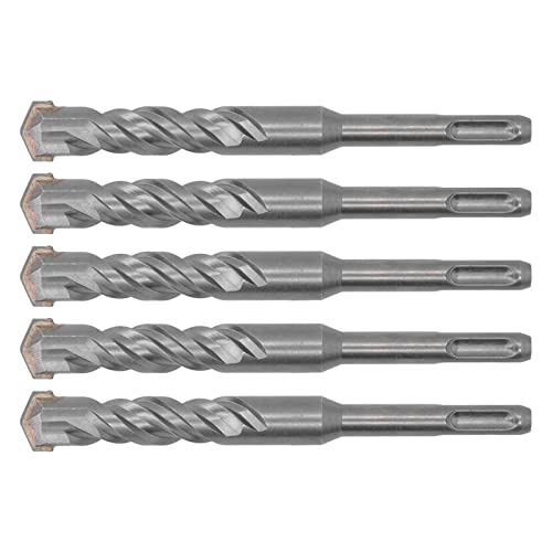 TOPINCN Hammer Bohrer Bit Effizientes Carbidspitze 2 Flöte Impact Drill -Bohrer für Ziegelsteinbeton, 5 PCs Set für Mauerwerksarbeiter (18 mm) von TOPINCN