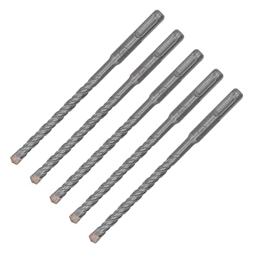 TOPINCN Hammer Bohrer Bit Effizientes Carbidspitze 2 Flöte Impact Drill -Bohrer für Ziegelsteinbeton, 5 PCs Set für Mauerwerksarbeiter (8 mm) von TOPINCN