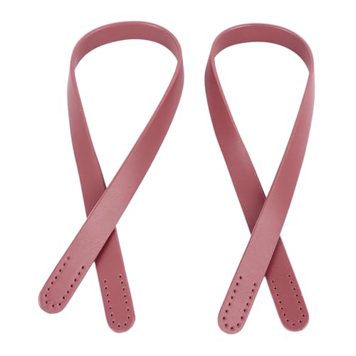 TOPINCN Handtaschengurt mit Löchern Ende Ersatz Ledergürtel Bandhalterungsgurt für Frauen (Wine RED) von TOPINCN