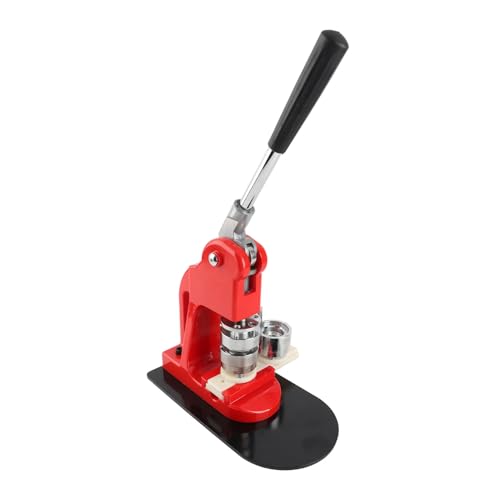 TOPINCN Knopfmacher Drücken Sie die Maschine mit 100 Pcs Taste Teile Cutter für Politische Kampagnen Edelstahl -Badge -Hersteller für Sportveranstaltungen (32 mm) von TOPINCN