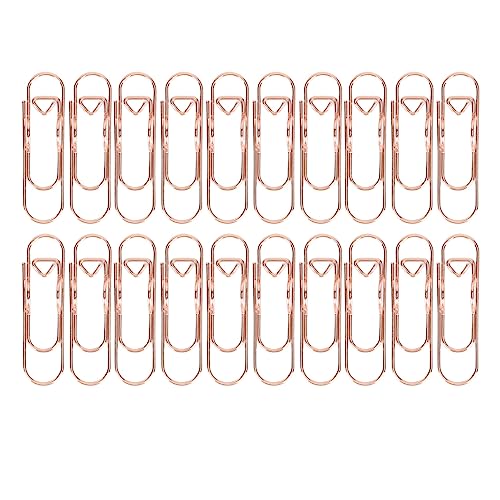 TOPINCN Metal Pen Clips, Notebooks Journal und Buchpapier Clips Lesezeichen Paperclip Bleistifthalter Büroschule Vorräte von TOPINCN