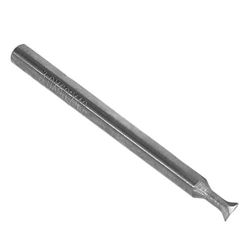 TOPINCN Metrik 2 Flöte Swallow Heck End Mill Snijder mit Feinen Mahlen von Rillen für Schnelle Metallarbeiten Geschnitten, Glänzende Oberfläche für Hohe Genauigkeit, Zementiertes Carbidmaterial, (3 von TOPINCN
