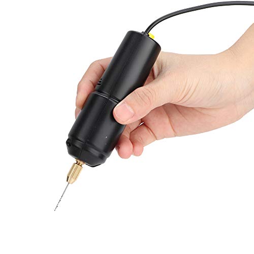 TOPINCN Mini Bohrer, DC 5V Tragbare Kleine Bohrmaschine Elektrische Bohrmaschinen Handheld Micro USB Bohrer mit 3 Stück Bits für Board Kunststoff Papierblatt DIY TOPINCN Mini Bohrer, DC 5V Tragbare Kleine Bohrmaschine Elektrische Bohrmaschinen Handheld Micro USB Bohrer mit 3 Stück Bits für Board Kunststoff Papierblatt DIY von TOPINCN