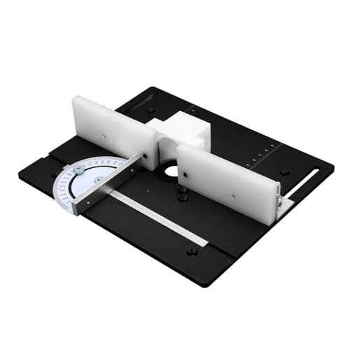 TOPINCN Multifunktionales Metall -Metall -Router Hebssystem Kit für Holzbearbeitung, Geeignet, um Ihren Eigenen Tischlertisch mit Hoher Herstellung zu Machen (BLACK) von TOPINCN