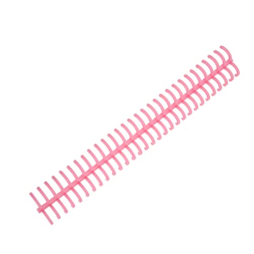 TOPINCN Premium -Qualität Spiralbindungsspule 10PCS 130 Blechkapazität mit 30 Löchern Zum Einfachen Öffnen und Schließungssatz Kit (Rosig) von TOPINCN