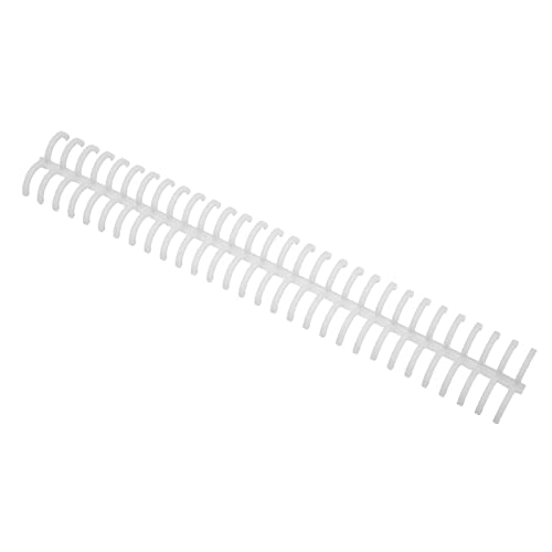 TOPINCN Premium -Qualität Spiralbindungsspule 10PCS 130 Blechkapazität mit 30 Löchern Zum Einfachen Öffnen und Schließungssatz Kit (WHITE) von TOPINCN