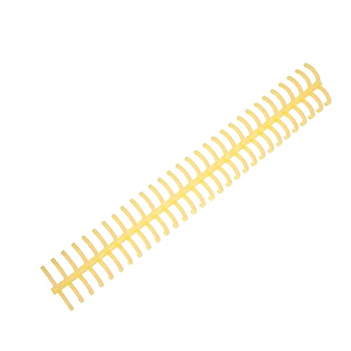 TOPINCN Premium -Qualität Spiralbindungsspule 10PCS 130 Blechkapazität mit 30 Löchern Zum Einfachen Öffnen und Schließungssatz Kit (YELLOW) von TOPINCN