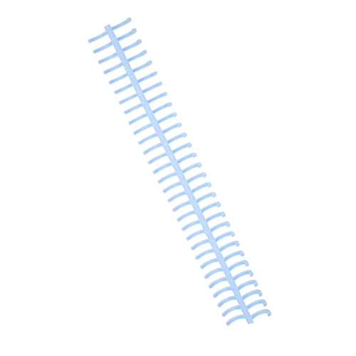 TOPINCN Premium -Qualität Spiralbindungsspule 10PCS 130 Blechkapazität mit 30 Löchern Zum Einfachen Öffnen und Schließungssatz Kit (hellblau) von TOPINCN